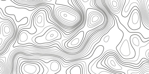 Topographic map background with geographic grid for hiking and mountain sport. luxury topographic wavy pattern and geographic grid map design. paper texture Imitation of a geographical map shades. © Abdur Rahman Safin 