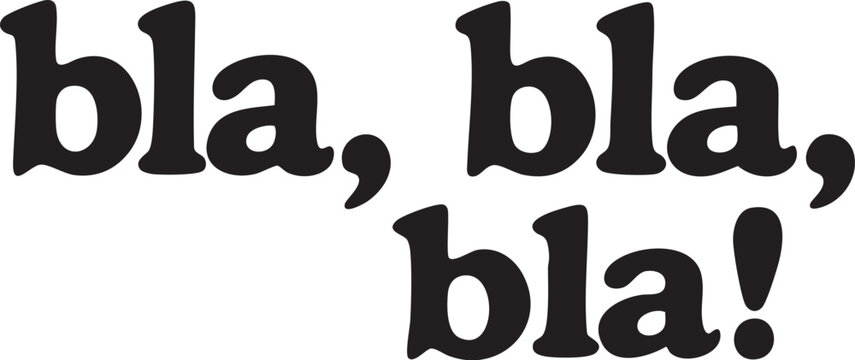 Bold black typography with repetitive text on white background for design use