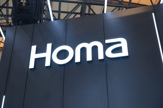 Shanghai,China-March 14th 2026: Homa Appliances company brand logo 