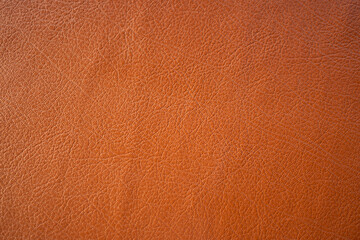 Top View of Brown Faux Leather Texture Background,Close-up of a high-quality brown artificial leather surface with a detailed natural grain pattern. This seamless texture is ideal for.