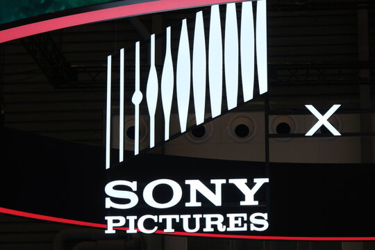Shanghai,China-March 14th 2026:Sony Pictures Entertainment, SPE company brand logo