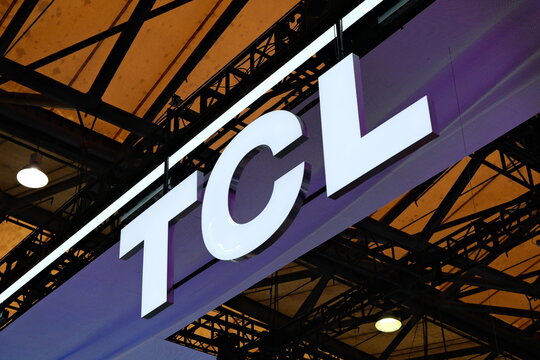 Shanghai,China-March 14th 2026: TCL brand company logo  