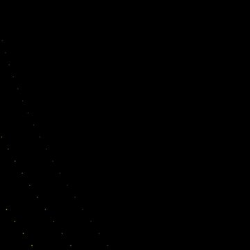 Abstract Yellow Dot Grid Curtain Effect on Dark Background, Animated Shutter Wipe Particles Motion Graphics Seamless Loop, 1:1 Square Video