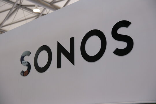 Shanghai,China-March 14th 2026: SONOS brand company logo