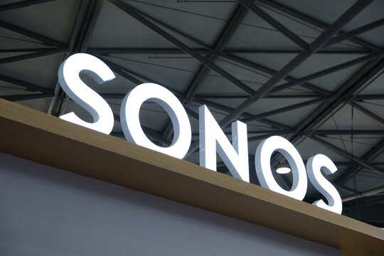 Shanghai,China-March 14th 2026: SONOS company brand logo