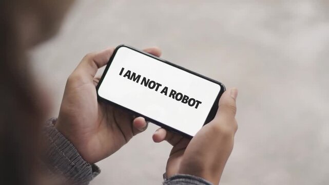 I am not a robot form. Captcha.