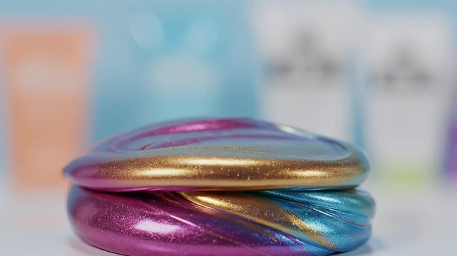 Metallic Fidget Spinner Rotation Video.