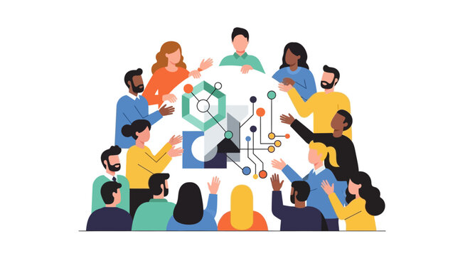 Diverse Team Collaboration Around Technology and Data Networks: Group Meeting for Innovation and Digital Problem Solving