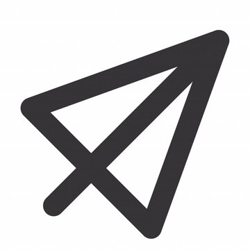 Send animation icon for social media, presentations, videos, websites. alpha channel