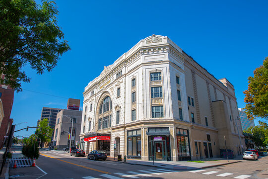 Trinity Repertory Company (Trinity Rep) is a historic theater built in 1916 with Beaux Arts style at 201 Washington Street in downtown Providence, Rhode Island RI.