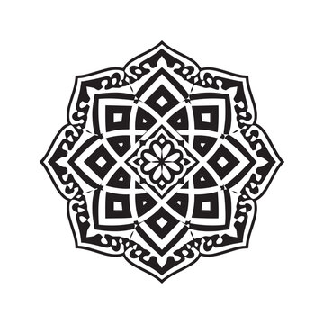 Elegant and simple islamic geometric shapes