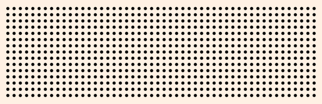 Black circular dots pattern background