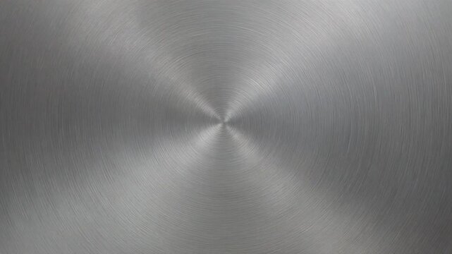 Brushed aluminum background, gentle rotation, clean commercial stock 4K