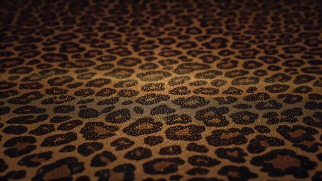 leopard print fabric movement