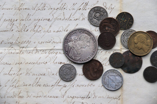 MANOSCRITTI E MONETE ANTICHE