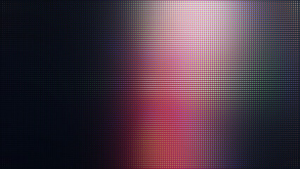 Abstract Digital Grid Background with Pink and Purple LED Light Glow