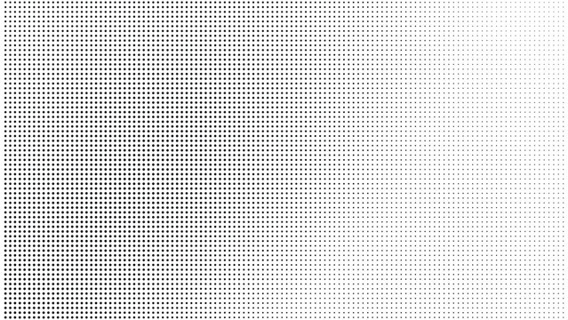 Grunge halftone gradient texture. Black pixel distress backdrop. Weathered grit noisy background.