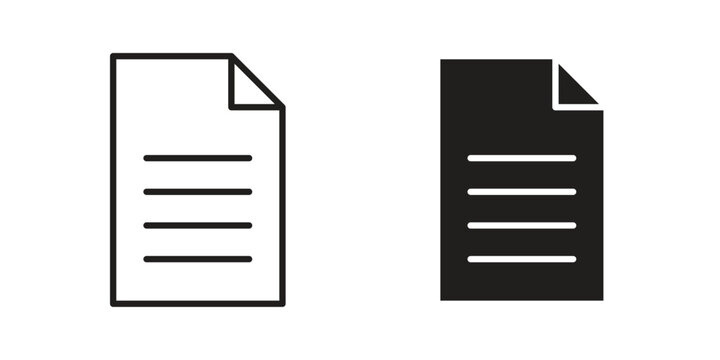 Form icons simple design. Vector illustration for web ui