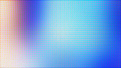 Blue and Orange Halftone Dot Gradient Abstract Background © Designs By Reja