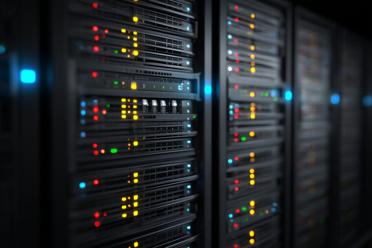 Server rack LED indicators