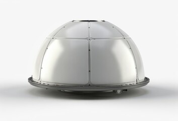 Fototapeta premium Futuristic spherical design featuring advanced materials and technology with seamless curvature, representing innovation in architecture and industrial applications
