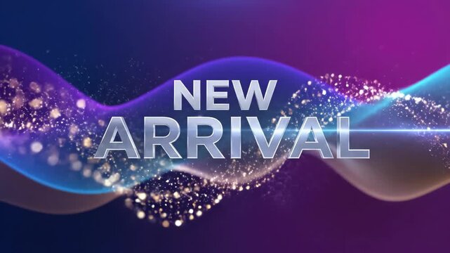 New Arrival Sparkling Background Animation.