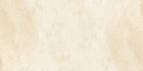 Fototapeta premium Light beige vintage paper texture with subtle mottled grunge effect, elegant parchment background for design. A blank antique parchment page featuring a stained brown grunge texture 
