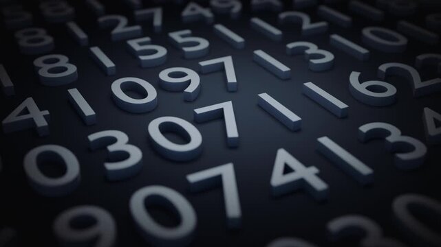 3D visualization of computer calculations.