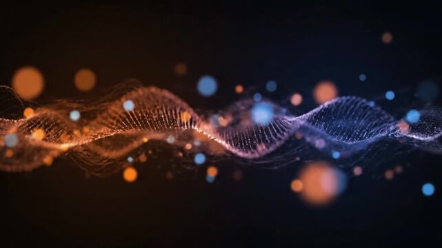 dna strand on a black background