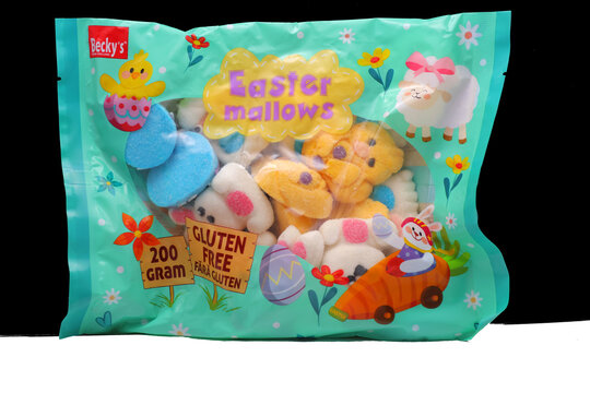 Paquet de chamallow pascals de chez  Becky' s