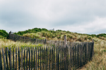 Fototapeta premium fence in the field