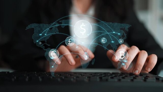 Global currency exchange enables seamless money transfer through currency, exchange, and global systems for decentralized international financial connection Marrow