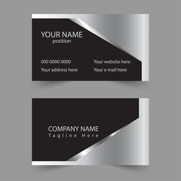 Modern business card - creative and clean business card template. Stylish  elegant business card design. Designed for business and corporate concept. 
