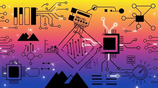 Intricate Circuitry Design - A Technological Marvel.