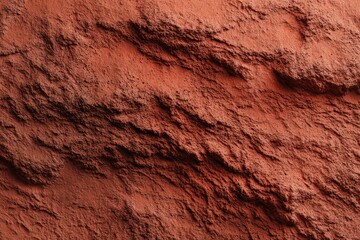 Fototapeta premium red soil background, with a red clay texture