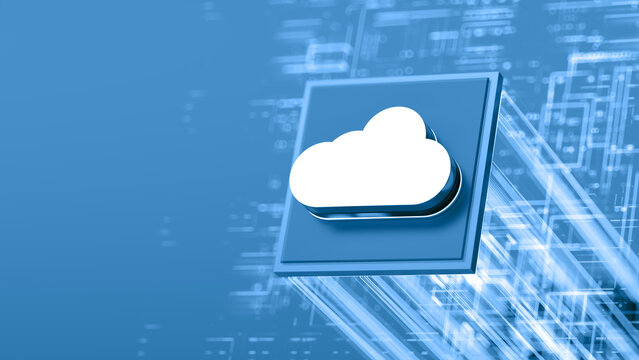 cloud computing. Digital security concept. internet data	