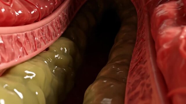 Pulmonary disease, respiratory tract inflammation with excessive mucus secretion, detailed anatomical view of internal organ pathology, critical medical concept, public health concern