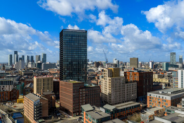 The Beautiful Skyline of Downtown Manchester © eric