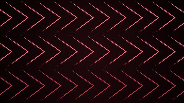 Dotted chevron zigzag pattern background animation, modern minimal geometric design