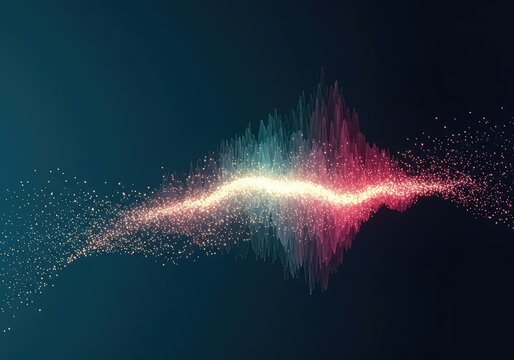Vibrant abstract geometry shifts and flows in an energetic visual representation of complex data dynamics, visualization, system, contemporary