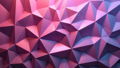 Naklejka premium abstract geometric pattern with vibrant pink and purple tones representing modern design and creativity