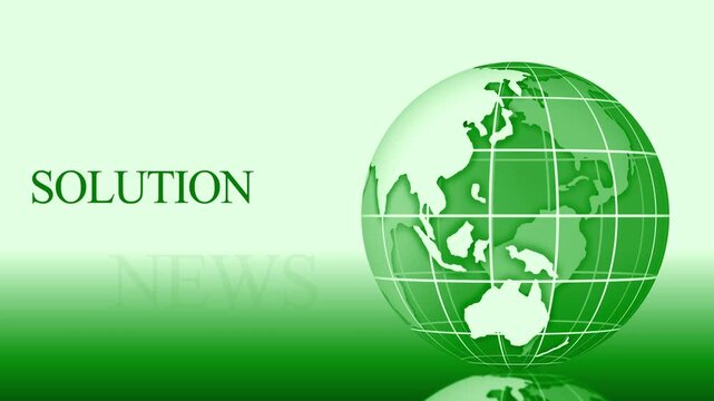 Orange stylized with gridlines earth map animation background