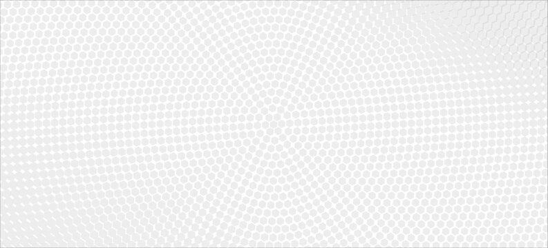 Abstract Hexagon Halftone Pattern Background