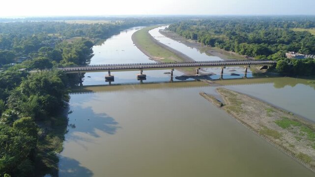 bridge  river  Villager Brige 