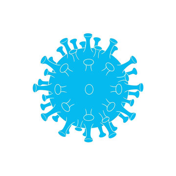 abstract blue circle viras