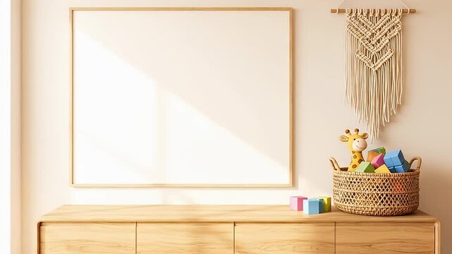 Interior Design With Toys On Dresser.
