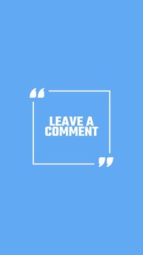 Leave a Comment Animated Motion Graphics Social Media Template Vertical Video for Instagram, Tik Tok and YouTube Shorts White Text on Blue Background