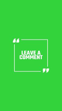 Leave a Comment Animated Motion Graphics Social Media Template Vertical Video for Instagram, Tik Tok and YouTube Shorts White Text on Green Background