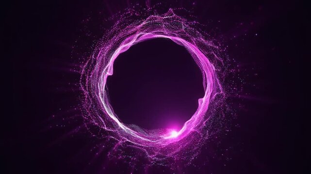 Abstract Pulsing Ring motion graphic element. perfect for background or logo placement.