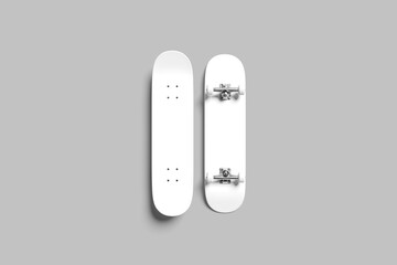 Blank Skateboard Mockup © Graphick Store